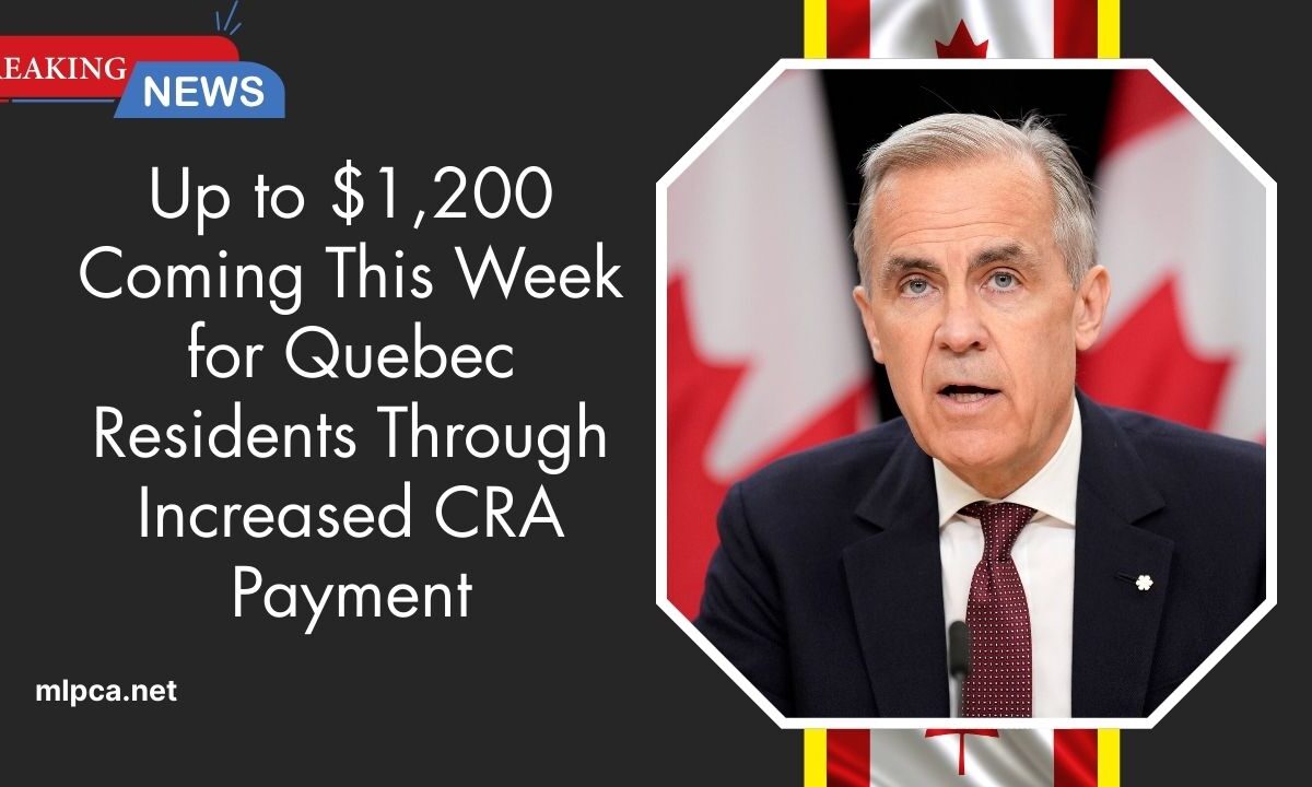Up to $1,200 Coming This Week for Quebec Residents Through Increased CRA Payment